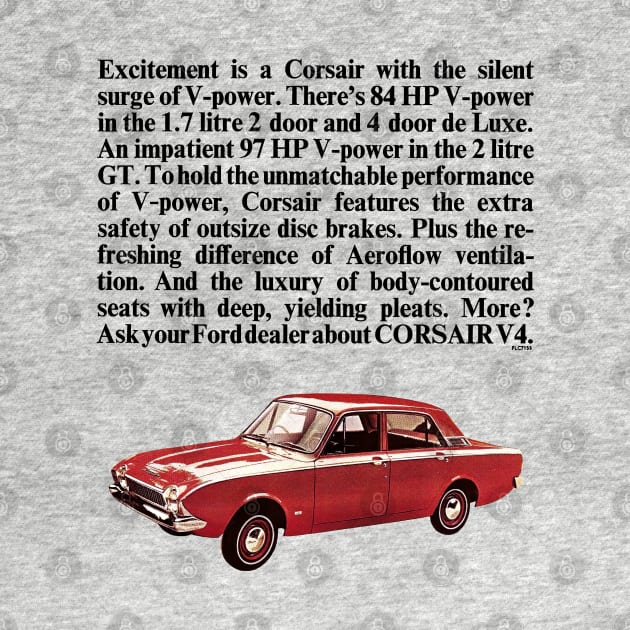 FORD CORSAIR - advert by Throwback Motors